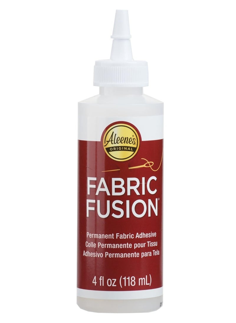Aleene's Aleene's 23473 Fabric Fusion Permanent Fabric Adhesive ,Clear,4oz  - Image 1