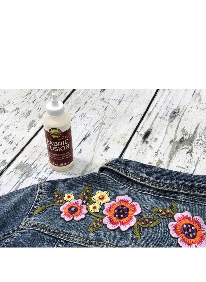 Aleene's Aleene's 23473 Fabric Fusion Permanent Fabric Adhesive ,Clear,4oz  - Image 5