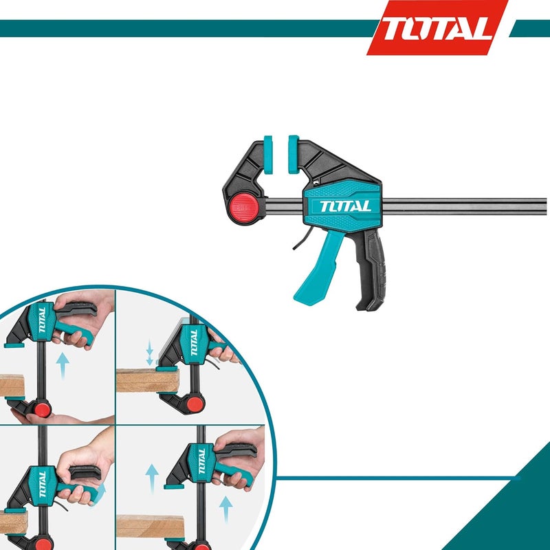 Total Reversible One-Hand Quick Clamp - Image 5