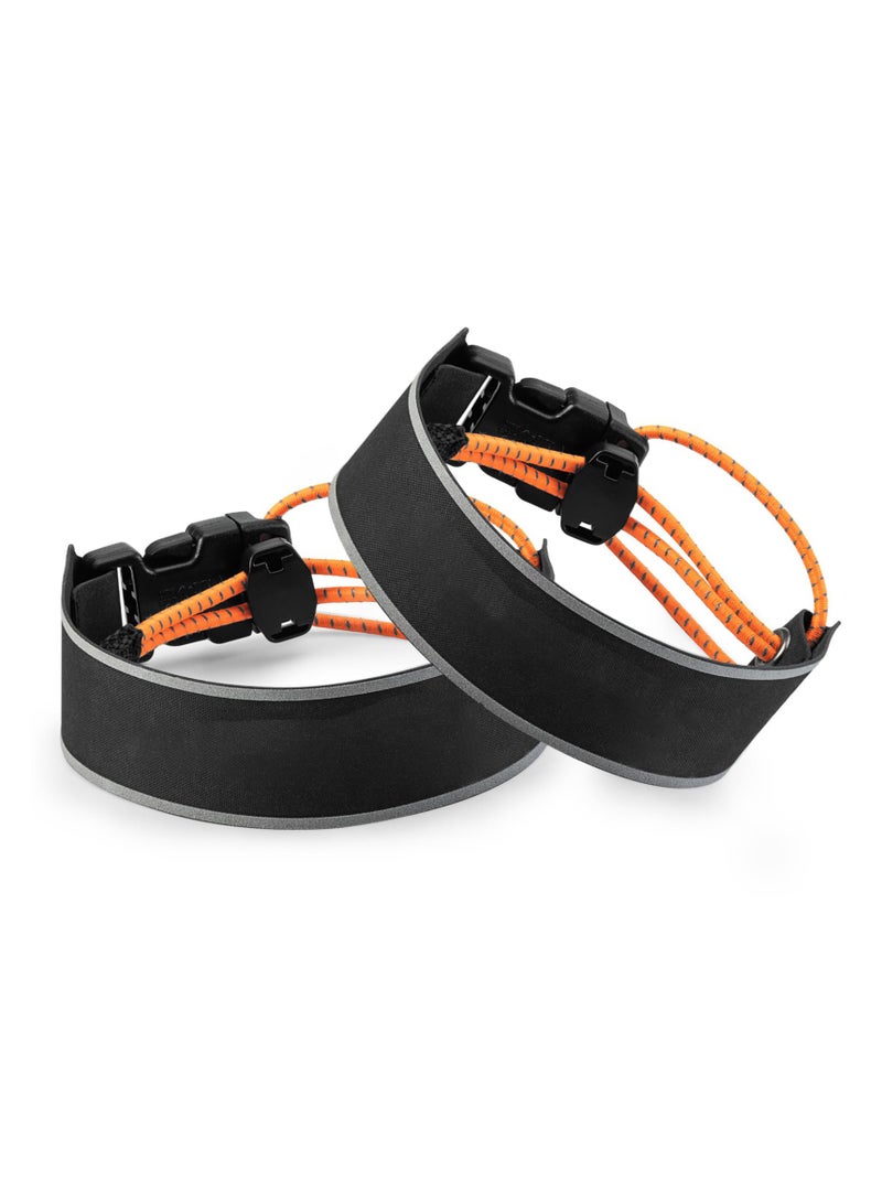 SYOSI Bike Pants Strap, Cycling Reflective Ankle Bands Adjustable Pant, Leg Straps for Biking, Cuff Wrist Ankle Bands Backpack Strap for Running, Walking, Jogging, Strap Safety Cycling (2 PCS)  - Image 1