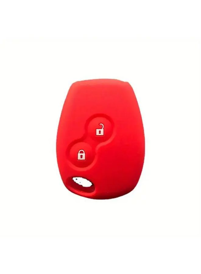 Blue Silicone 2 Button Car Key Case Cover For Renault Dacia Logan Sandero Lada Nissan - Image 4