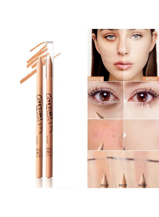 Zevni 12 Pcs Wonder Concealer Pencil，3 Colors Face Concealer Pencil，Evens Out Skin Tone，Can Perfection Conceal Blemish，Dark Circle，Aging Spot，Acne，Etc - Image 5