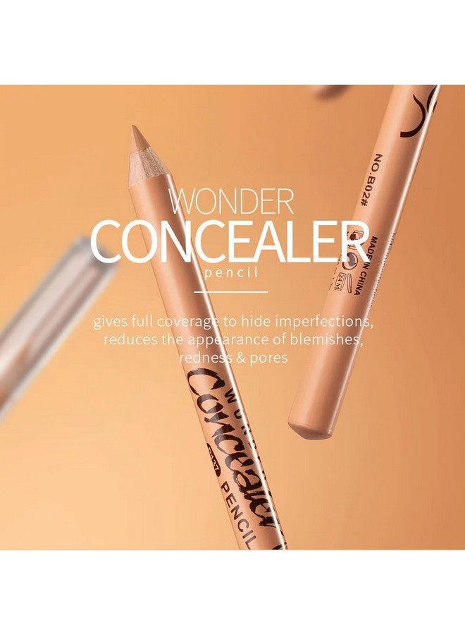 Zevni 12 Pcs Wonder Concealer Pencil，3 Colors Face Concealer Pencil，Evens Out Skin Tone，Can Perfection Conceal Blemish，Dark Circle，Aging Spot，Acne，Etc - Image 3