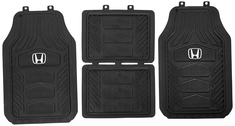 Plasticolor Honda Weatherpro 4 Pc. Floor Mat Set, Black, One Size - Image 1