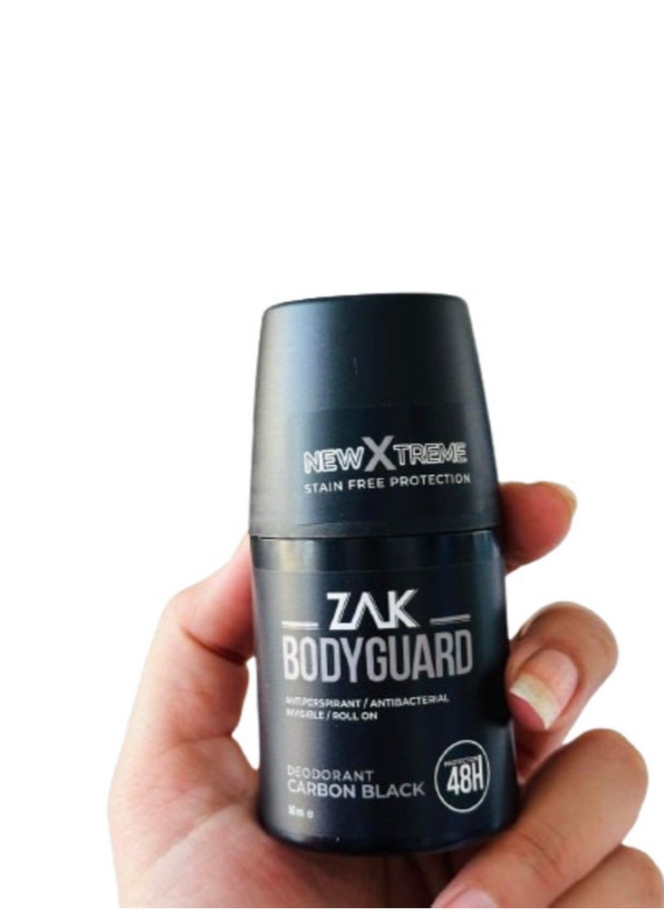 ZAK - Zak Bodyguard Deodorant Carbon Black 50Ml - Image 1