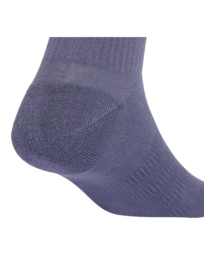 Adidas C Newlogocrw 6P Red Training Socks For Unisex 5.5K - 7K