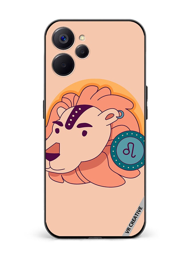 VR CREATIVE Protective Case Cover For Realme 10 5G Lion Zodiac Signs Design Multicolour - Image 1