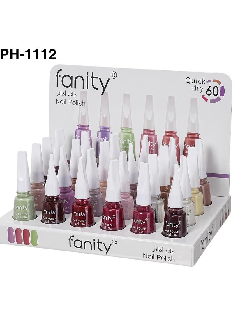 FANITY 24-color nail polish set