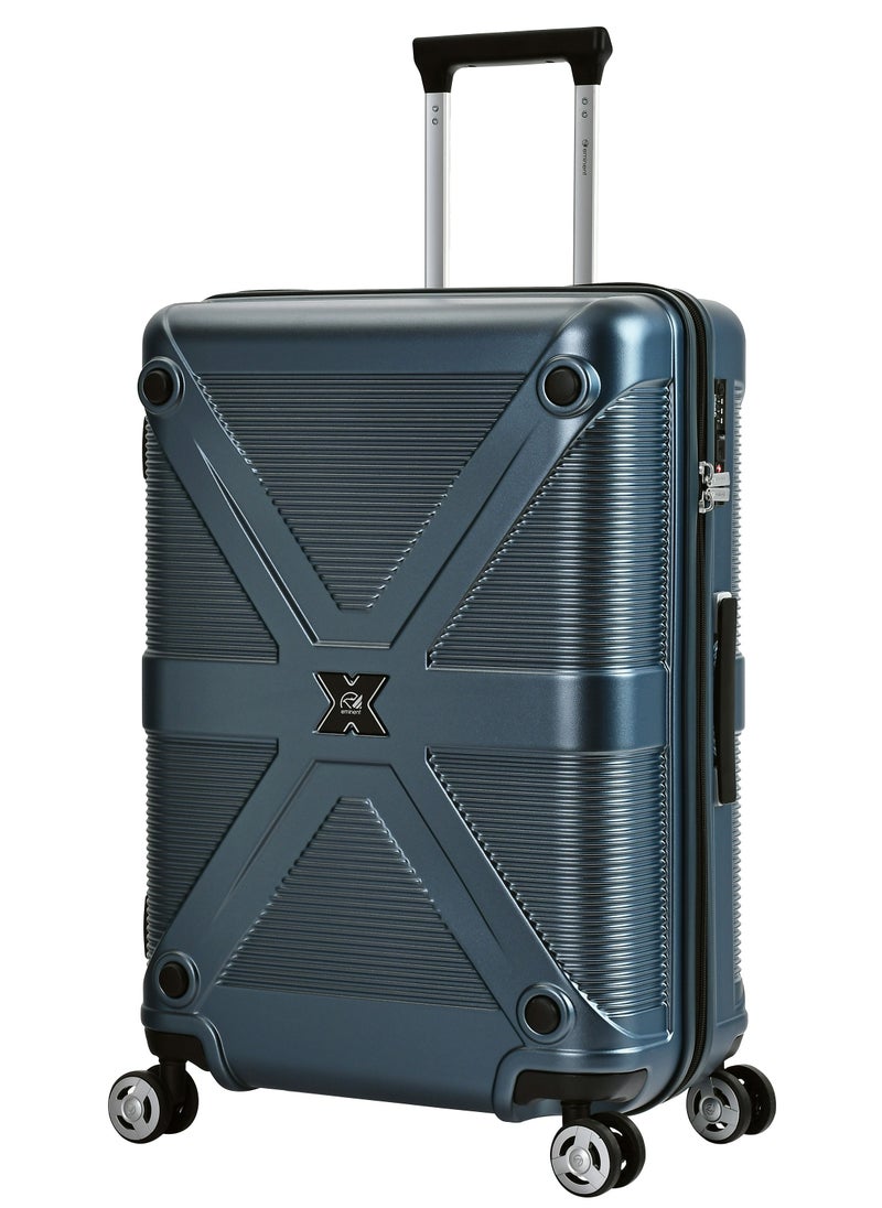 eminent - Hard Case Travel Bag Large Luggage Trolley Polycarbonate Lightweight Suitcase 4 Quiet Double Spinner Wheels With TSA Lock KJ97 Graphite - Image 1