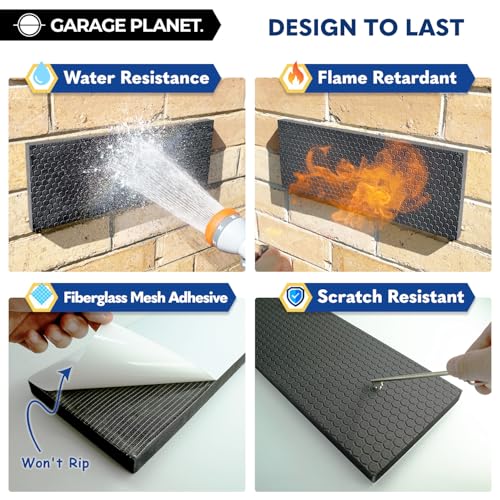 Garage Planet M2 Garage Wall Protector Car Door Wall Protector, Tool-Free, Designed in Australia (White, 4 Pack) - Image 5