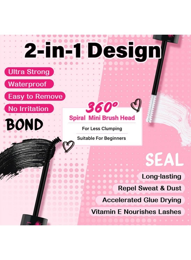 PRO LASHBEAUTY Lash Clusters Kit 280 Pcs Cluster Lashes 30D+40D Lash Extension Kit With Lash Bond And Seal Waterproof Lash Applicator Individual Lashes Apply At Home(30D+40D-9-16Mix Kit) - Image 5