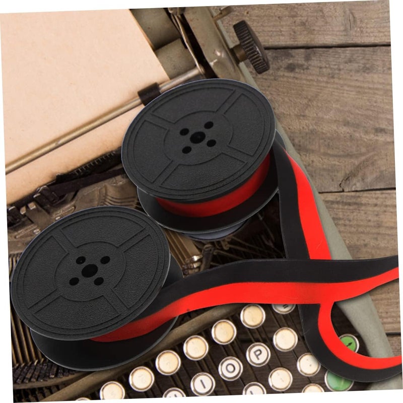2Sets Typewriter Ribbon Compatible Replacement Ink Ribbons for Vintage Typewriters Strong Absorption Spool Design Fit for Models - Image 5