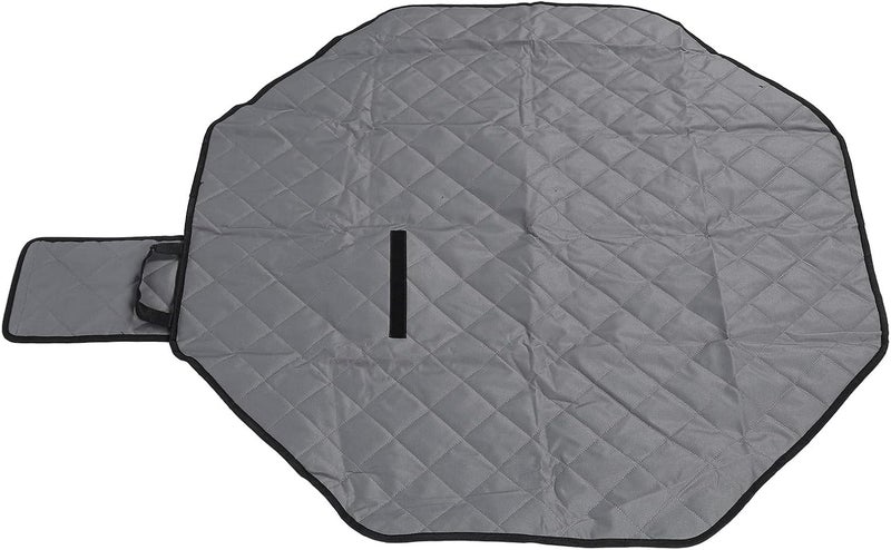 Pwshymi Dog Pee Pad Large Leakproof Training Mat for Cage Floor Bed, Comfortable Soft Pet Training Mat for Puppy Playpen Sofa Gray 47.6x40.6 Inches - Image 4