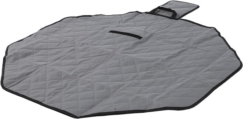 Pwshymi Dog Pee Pad Large Leakproof Training Mat for Cage Floor Bed, Comfortable Soft Pet Training Mat for Puppy Playpen Sofa Gray 47.6x40.6 Inches - Image 5