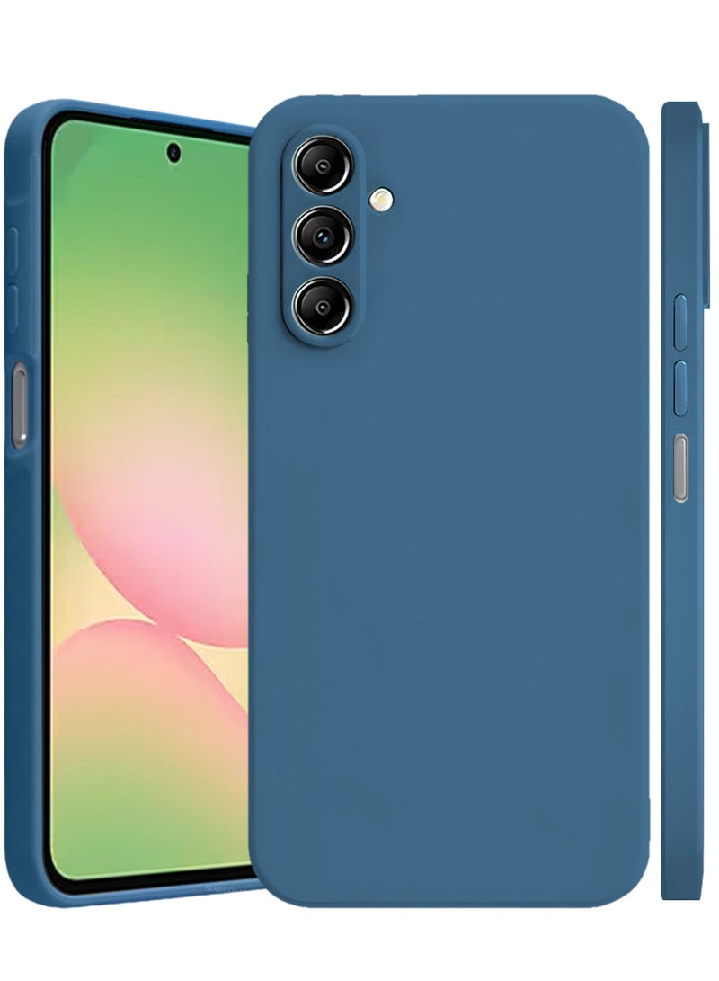 CATANES Liquid Silicone Case for Samsung Galaxy A36 Protective Phone Case with Soft Anti-Scratch Microfiber Lining Utra Slim Drop Protection Phone Cover - Blue - Image 2