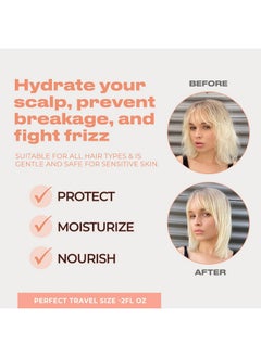 INH Super Shine Hair Serum | Nourishing, Glossy Finishing Serum | Prevents Breakage, Fights Frizz And Flyaways. For All Hair Types. Travel Size  - Image 4