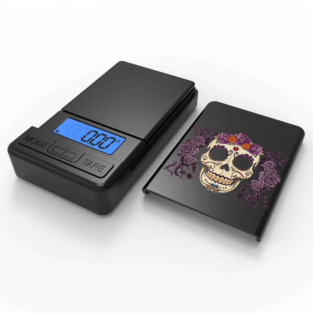Rose Red 200g 0.01g Digital Pocket Scale with LCD Blue Backlight Tare Function and Removable Tray Cover for Jewelry Gem Gold Silver Powder