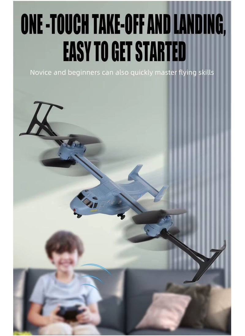 SYMA - V22 One-Key Takeoff RC Helicopter Toy with Fixed Altitude, Stunt Capabilities, Durable Metal & Plastic Design, Remote Control for Indoor & Outdoor Use, Ideal Gift for Ages 8+ - Image 1
