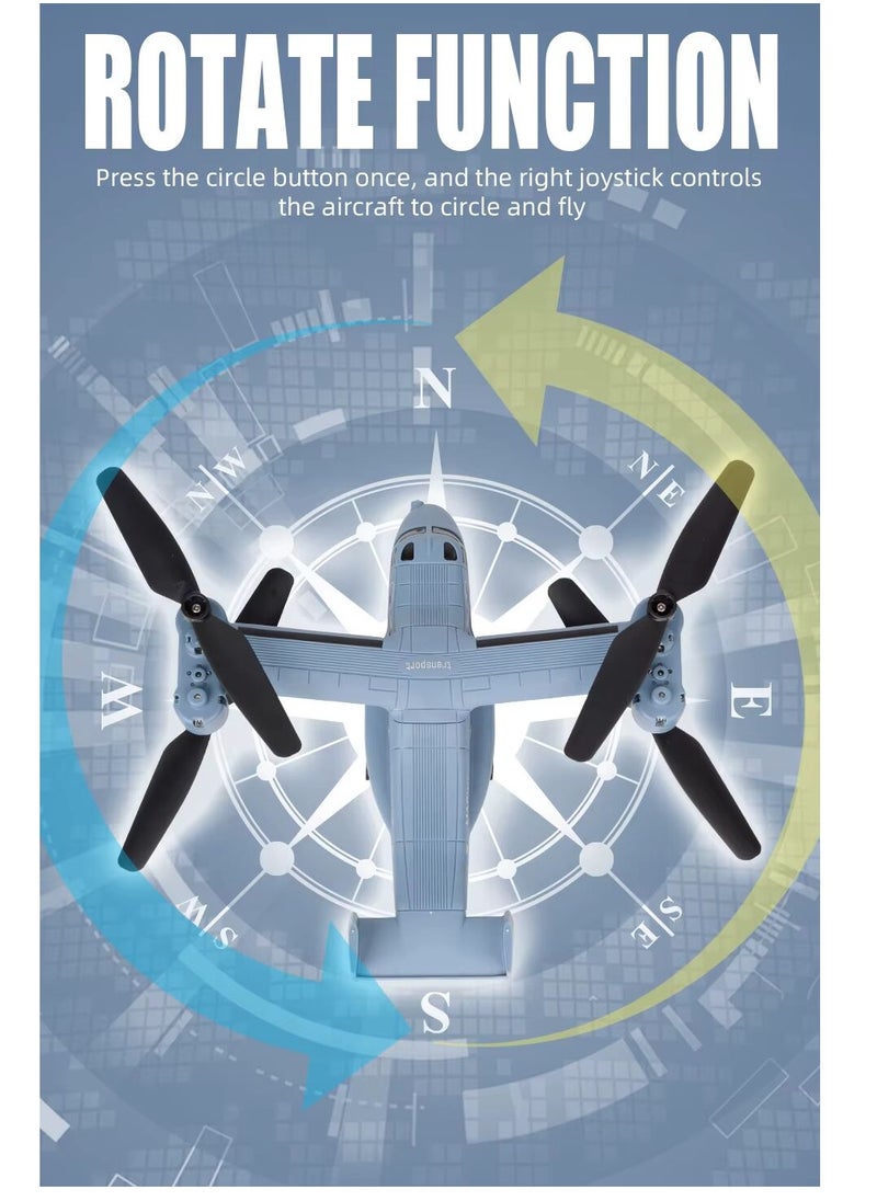 SYMA - V22 One-Key Takeoff RC Helicopter Toy with Fixed Altitude, Stunt Capabilities, Durable Metal & Plastic Design, Remote Control for Indoor & Outdoor Use, Ideal Gift for Ages 8+ - Image 1