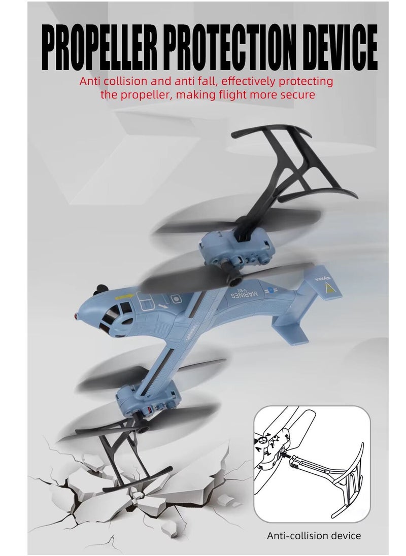 SYMA - V22 One-Key Takeoff RC Helicopter Toy with Fixed Altitude, Stunt Capabilities, Durable Metal & Plastic Design, Remote Control for Indoor & Outdoor Use, Ideal Gift for Ages 8+ - Image 1