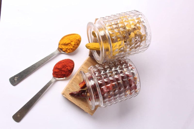 VIHAX Pop Jar With Glass Air Tight Lid Pickle Spice Food Storage Containers Transparent Storage Jar Herbs Jar,Jam Jar,Cookie Jar,pop Glass jar,Biscuit Glass Jar,Masla Storage Glass Jar (4) - Image 4