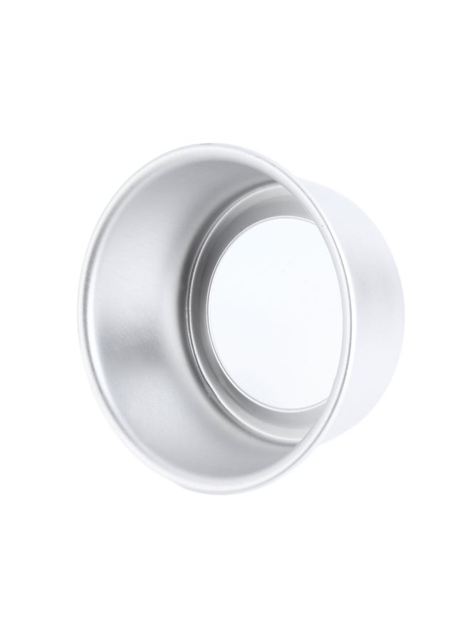 قالب خبز مستدير مانع للالتصاق فضي 16.5x16.5x7.5سم - Image 3