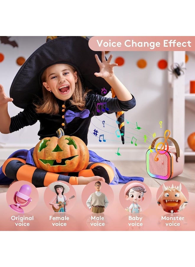 MOMENT Mini Karaoke Machine, Portable Karaoke Machine With 2 Wireless Microphones, Birthday Gift For Childrens, Home Party  - Image 4