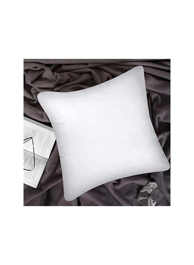DEEP SLEEP Every Night Sleep Luxury Cushion Filler, Decorative Pillow Inserts (Pack of 2, White) - Square Indoor Bed and Couch Pillows - Hollowfibre Cushion Fillers (single, 40 x 40 cm) - Image 5