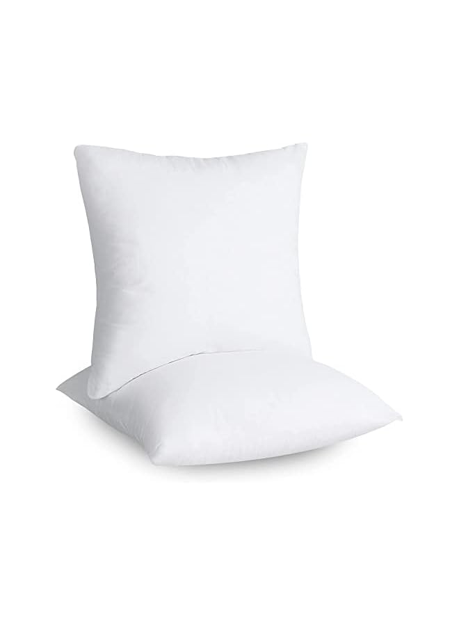 DEEP SLEEP Every Night Sleep Luxury Cushion Filler, Decorative Pillow Inserts (Pack of 2, White) - Square Indoor Bed and Couch Pillows - Hollowfibre Cushion Fillers (single, 40 x 40 cm) - Image 2