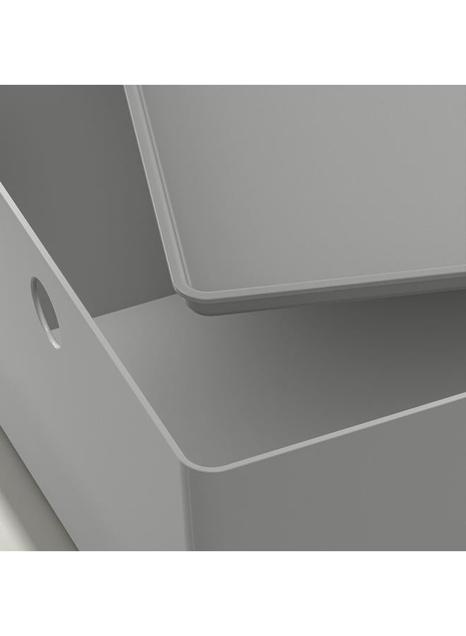 erorex Box With Lid, Light Grey, 26X35X15 Cm - Image 4