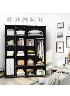 XiuWoo 10 Cube Storage Organizer Wardrobe Portable Wardrobe Combination Armoire Modular Cabinet for Space Saving  - Image 5