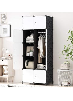 XiuWoo 10 Cube Storage Organizer Wardrobe Portable Wardrobe Combination Armoire Modular Cabinet for Space Saving  - Image 2