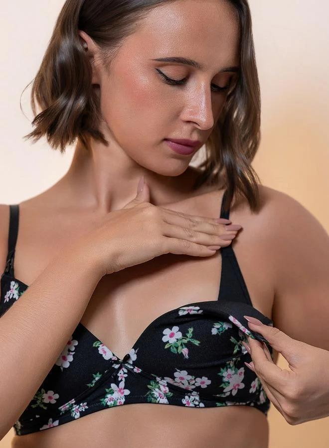 Aadaraya Aadaraya Non-Padded Nursing Bra Wired