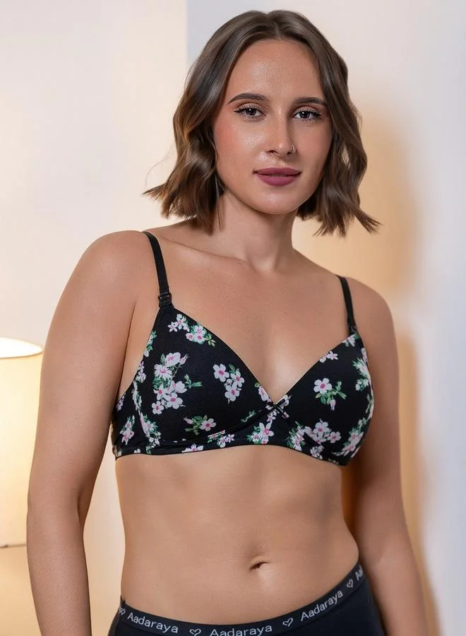 Aadaraya Aadaraya Non-Padded Nursing Bra Wired