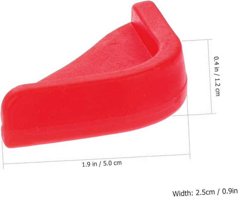 Red Silicone Defrosting Board Corner Protectors 16 Pcs Anti Slip Thawing Covers 1 96 X 0 98 Inch - Image 2