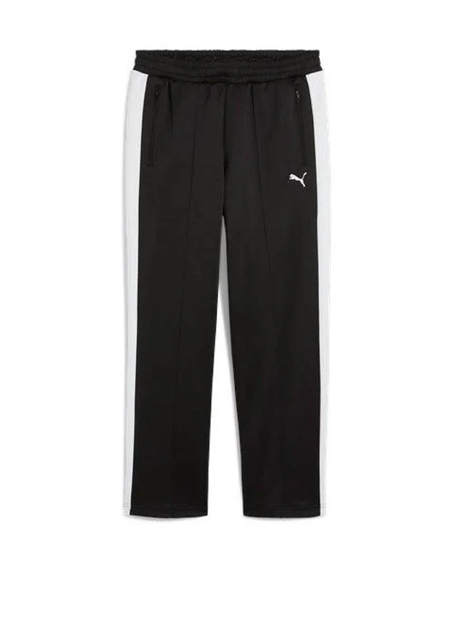 PUMA black and white T7 Always On Relaxed Sweatpants for Men | Best Price UAE