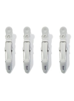 Shark Shark HD100SAHCA Beauty Nonslip Alligatorstyle Accessory Clips 472 Inch Pack of 4 Stone 