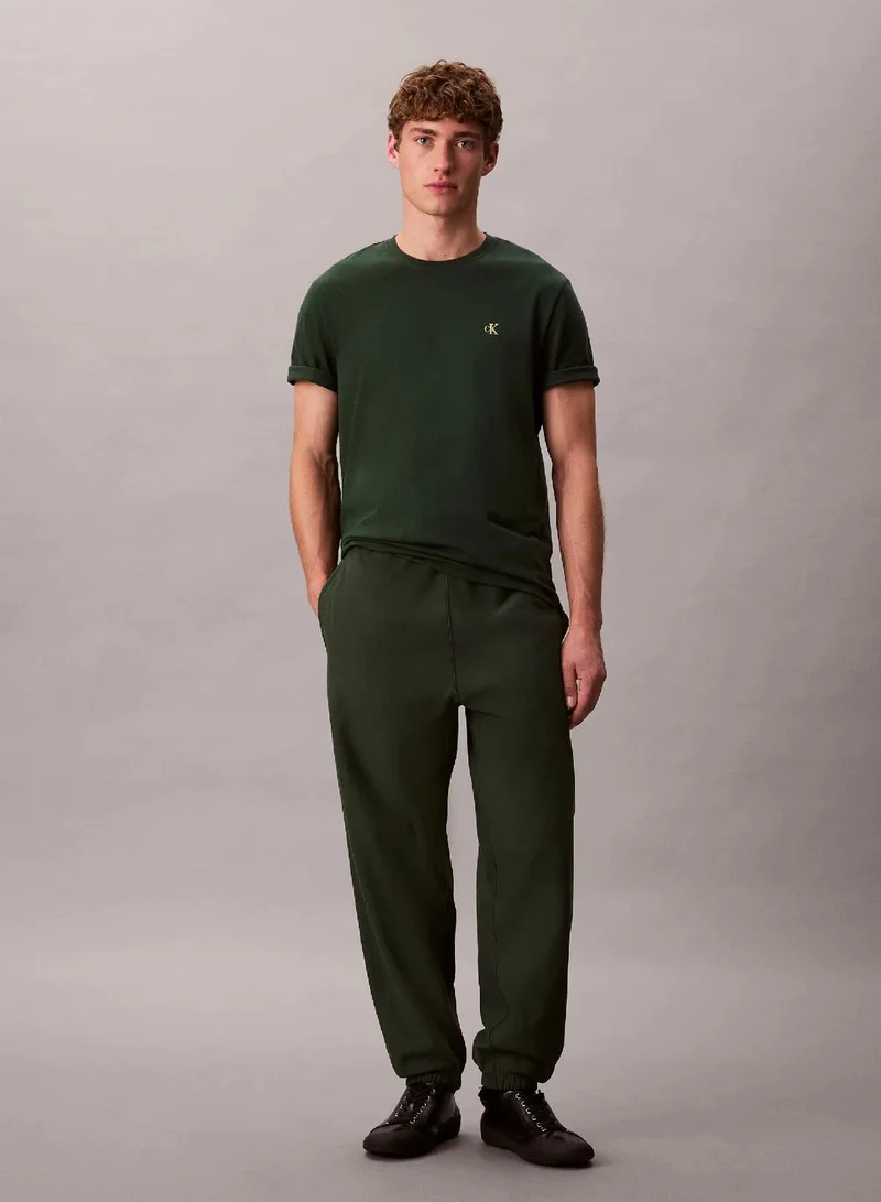 Calvin Klein Jeans Sycamore Cotton Terry Monogram Joggers for Men | Best Price UAE