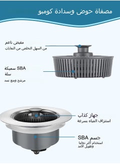 General Sink Elastic Core Scratch-Resistant Sink Filter Stainless Steel Sink Drain Strainer Easy Filtration Rustproof Design 1pc  - Image 4