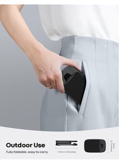 Lamicall Foldable Phone Stand For Desk Height Adjustable Cell Phone Holder Portable Cellphone Cradle Desktop Dock Compatible With Iphone 16 15 14 13 12 11 Pro Max Mini Xr X 8 7 4 8 Inch Smartphone  - Image 4