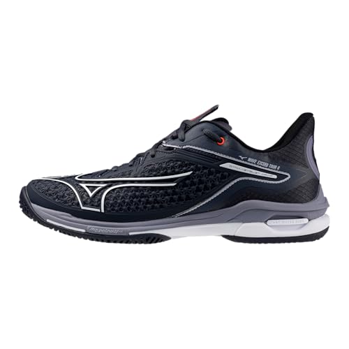 Mizuno Wave Exceed Tour 6 AC Men's Racquet Sports Shoe, Odyssey Grey-White, US Mens 7 - Image 1