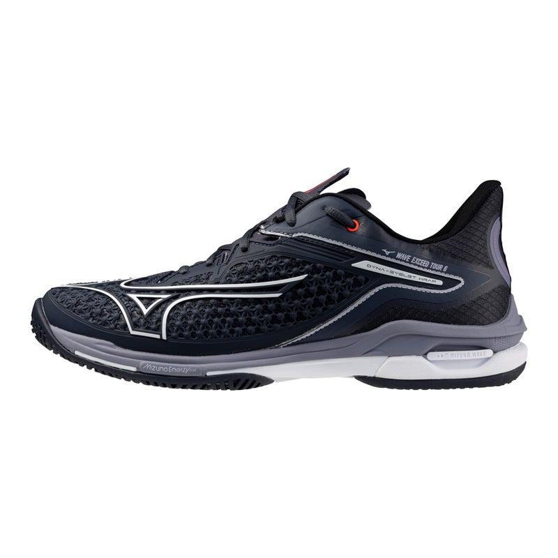 Mizuno Wave Exceed Tour 6 AC Men's Racquet Sports Shoe, Odyssey Grey-White, US Mens 7 - Image 2