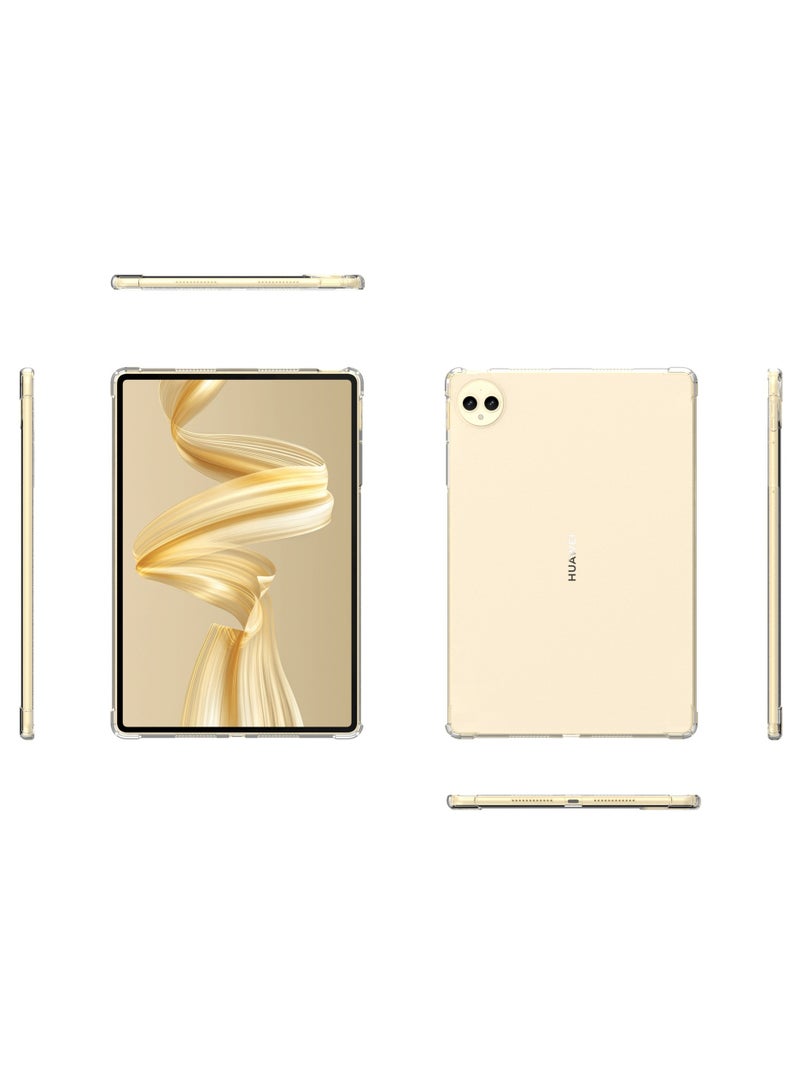 غطاء حماية لـ Huawei MatePad Pro بحجم 12.2 بوصة (2024)، غطاء حماية بحماية حزام هوائي رقيق مضاد للصدمات، غطاء ناعم TPU شفاف. - Image 5