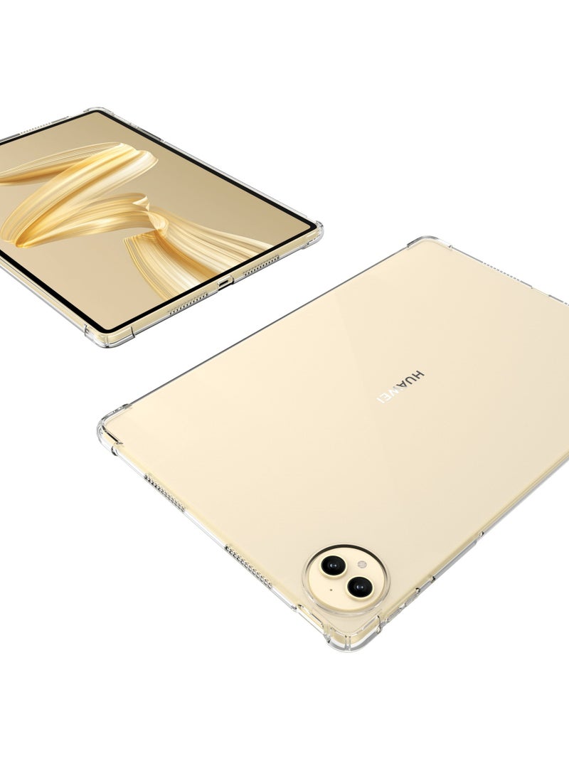 غطاء حماية لـ Huawei MatePad Pro بحجم 12.2 بوصة (2024)، غطاء حماية بحماية حزام هوائي رقيق مضاد للصدمات، غطاء ناعم TPU شفاف. - Image 4