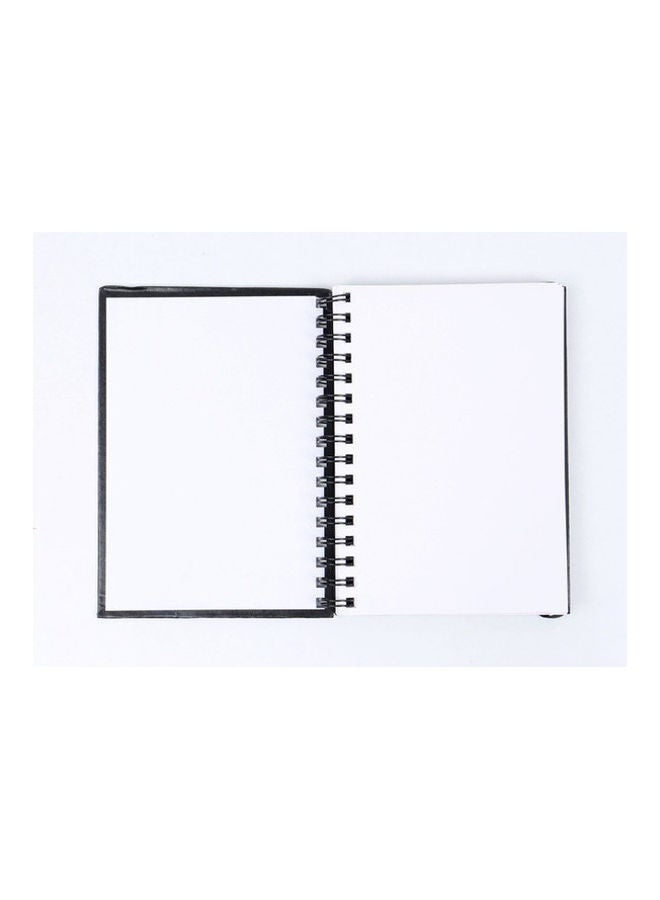 كيلا لوحة رسم A5 غلاف مقوى باللون الأسود - Image 2