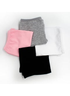 TS Girls 5-Pack Colorful Cotton Lycra Long Boxer Tights, Underwear, Underwear  - Image 4