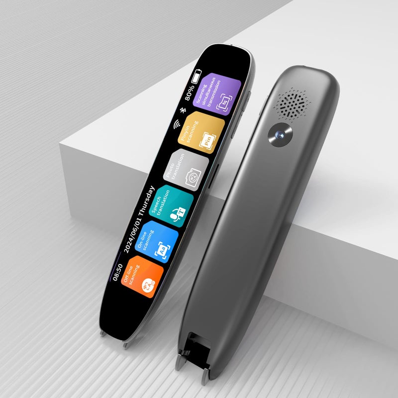 MOIDYOU Scan Reader Pen,Translator Pen, Language Translator Device, Text to Speech, Assistive Tool for Kids, Adults, Dyslexia, Language Learners and Learning Difficulties, Including 142 Languages - Image 1