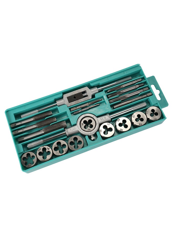 Loquat 19-Piece Adjustable Wrench Twisted Hand Tool Set Silver