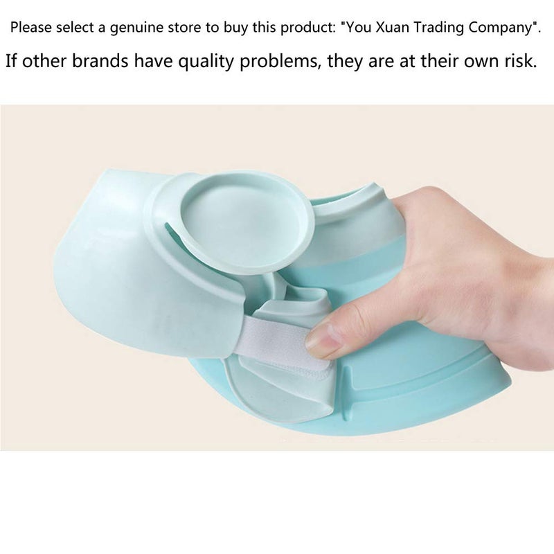 AMTOOCH Shower Cap for Kids, Baby Shower Cap bath wash Shampoo rinser shield Hat Adjustable head hair Visor Protection Toddler and Children,Prevent water from entering eyes and ears(Yellow) - Image 3