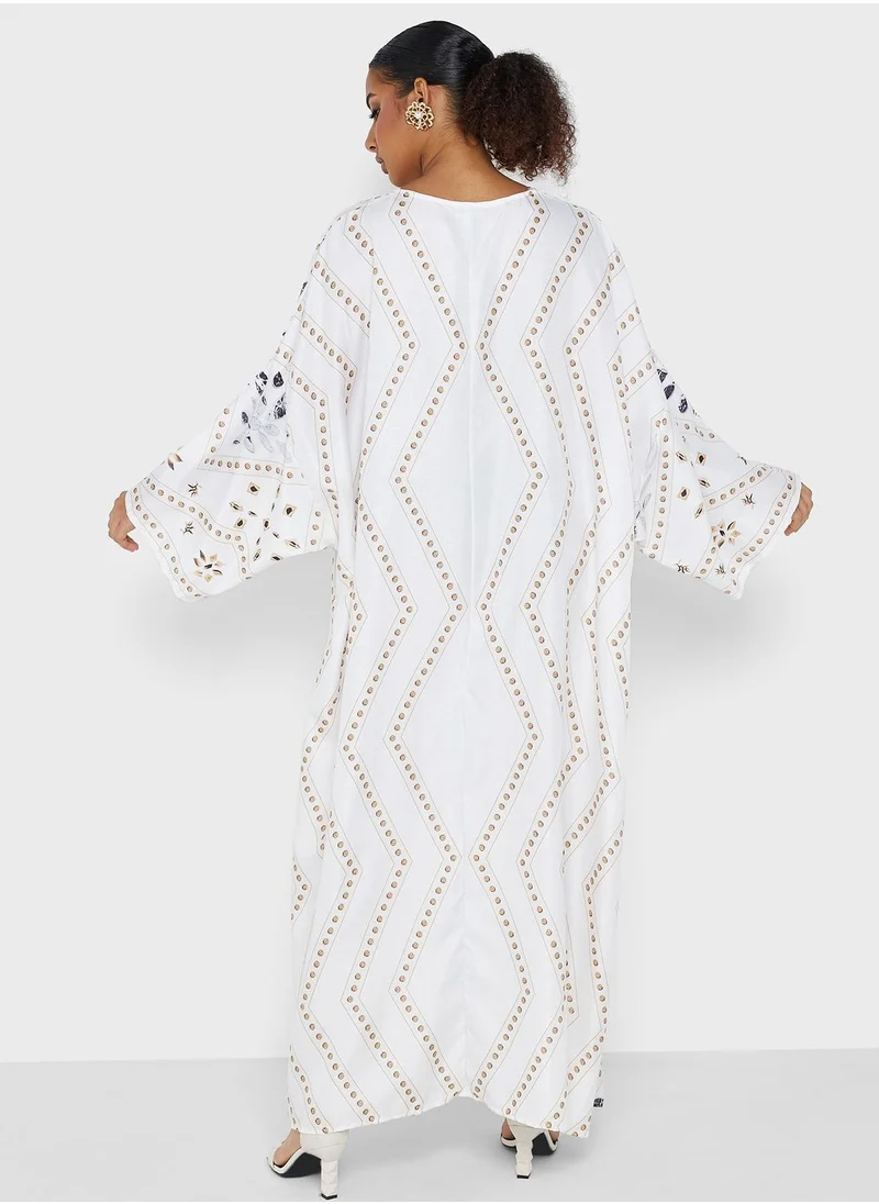 Khizana Printed Kaftan